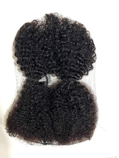 Kinky Curly Bulk Human Hair - Black